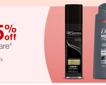 Target: Take 25% off Hair Care! Today Only!
