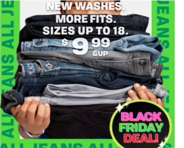 Boys & Girls Jeans Starting at Only $9.99 Shipped! Black Friday Deal!