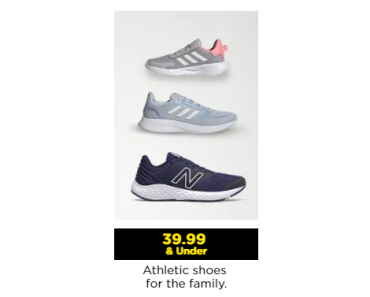 Athletic Shoes for the Family – $39.99 or Less! KOHL’S BLACK FRIDAY SALE ENDS TONIGHT!