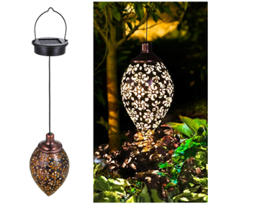 Hanging LED Solar Garden Lights – Waterproof Lantern – Just $15.59!