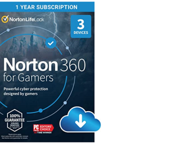 Norton 360 for Gamers (2022 Ready) Only $19.99! (Reg. $90)