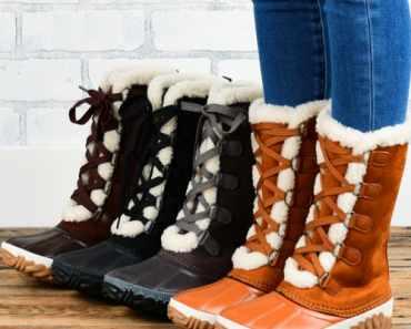 Cozy Fleece Lined Winter Boots for Only $52.99 + FREE Shipping! (Reg. $100)