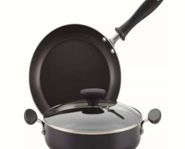 Farberware Reliance Non-Stick Covered Sauteuse & Open Skillet Cookware Set Only $10!