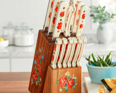 The Pioneer Woman Vintage Flora Collection 14-Pieces Cutlery Set Only $39 Shipped! (Reg. $60)