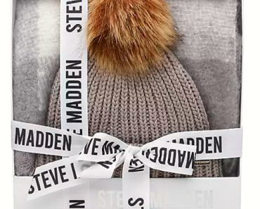 Steve Madden Ladies Hat & Scarf Set Only $14.98!
