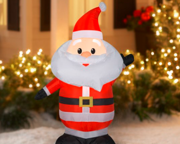 Holiday Time 4 ft Santa Inflatable for Only $14.98!