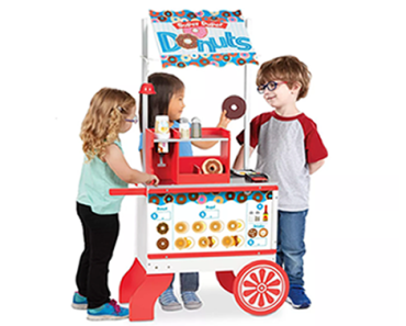 Melissa & Doug Super Duper Donut & Taco Rolling Wooden Food Cart – Just $59.99!