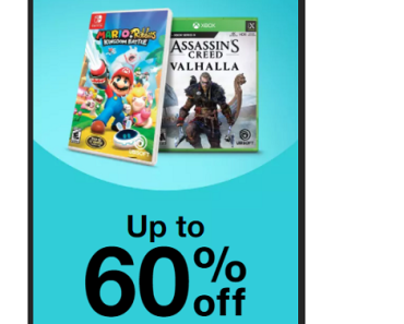 Save up to 60% off Video Games! HOT Black Friday Deal!