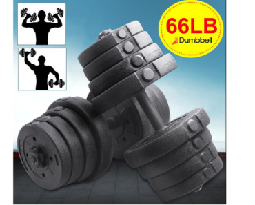Adjustable Dumbbell Set Weights 66 lbs Only $48.99 Shipped! (Reg. $70)
