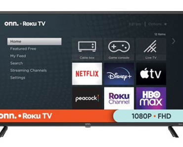 onn. 40″ Class FHD (1080P) LED Roku Smart TV HDR – Just $128.00! Walmart Black Friday Deal!