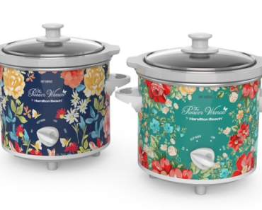The Pioneer Woman Fiona Floral and Vintage Floral 1.5-Quart Slow Cookers, Set of 2 – Just $29.96!
