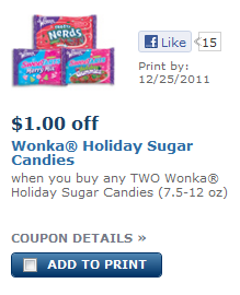 Printable Coupons: Wonka Candy, Crunchmaster Crackers, Sue Bee Honey Products + More