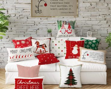 Home for Christmas Pillow Cover – Only $12.99!