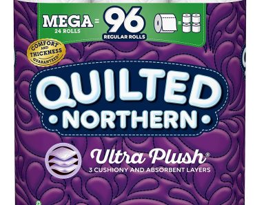 Quilted Northern Ultra Plush Toilet Paper 24 Mega Rolls (96 Regular) Only $19.98!