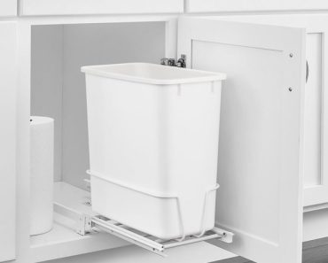 Rev-A-Shelf Single 20qt Pull Out White Waste Container Only $39.99! (Reg $79.99)