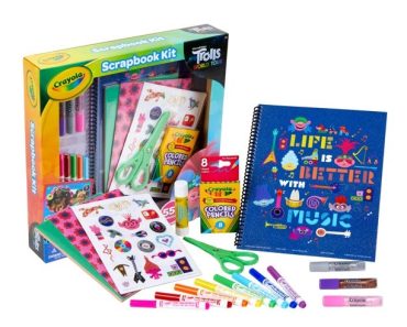 Crayola Trolls 2 World tour Scrapbooking Coloring Art Kit Only $7.70! (Reg $16.97)
