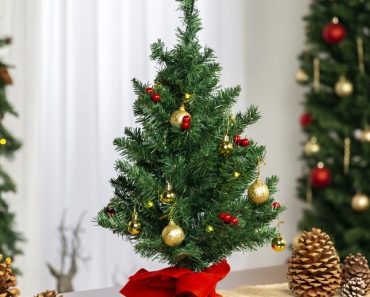 22in Tabletop Christmas Tree with Lights Only $16.99 Shipped!