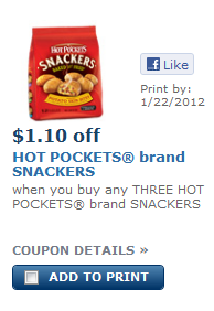 Printable Coupons: Hot Pocket Products, Smart Balance Milk, Eucerin Products + More