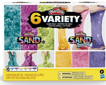 Play-Doh Sand Variety 6-Pack – Play-Doh Sand and Shimmer Stretch – Just $5.36!