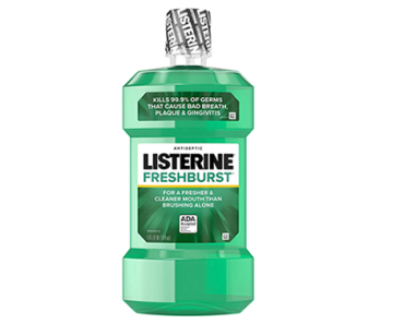 Listerine Antiseptic Mouthwash, Fresh Burst, 33.8 oz – Just $2.79!