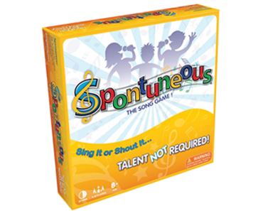Spontuneous – The Song Game – Sing It or Shout It – Talent NOT Required – Family Party Board Game – Just $14.99! Half Off!