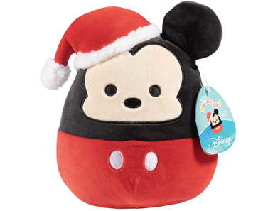 Squishmallow 8″ Disney Mickey Mouse with Santa Hat – Just $14.44!