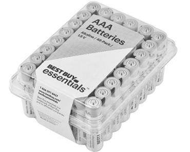 Best Buy essentials AAA Batteries (48-Pack) – Just $11.99!