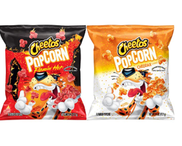 Cheetos Popcorn, Cheddar & Flamin’ Hot Variety Pack (Pack of 40) Only $9.79 Shipped!