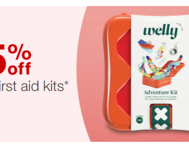 Target Daily Deal! Save 25% off Welly First Aid Sets! Great Stocking Stuffers!