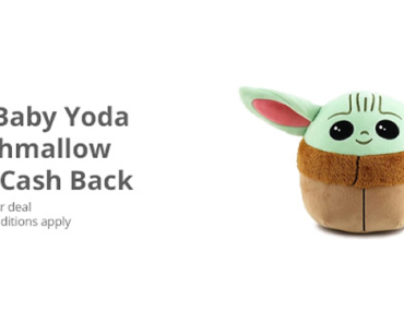 Awesome Freebie! Get a FREE Baby Yoda Squishmallow from WalMart and TopCashBack!