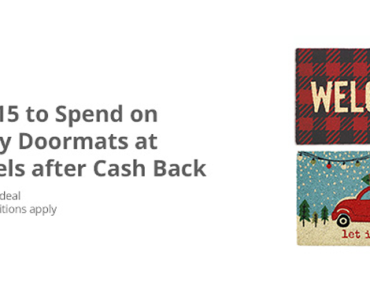 LAST DAY! Awesome Freebie! Get a FREE $15.00 to spend on Holiday Doormats at Michaels from TopCashBack!