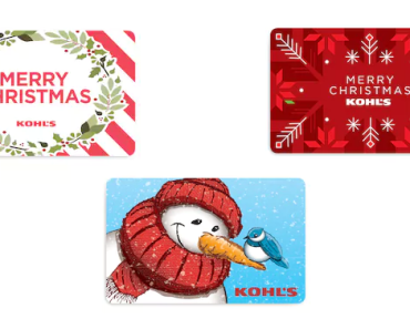 It is not too late for a Kohl’s gift card! Email or print for gift giving!