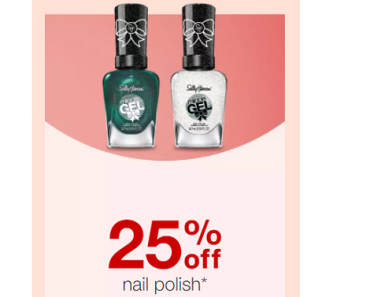 Target Daily Deal: Take 25% off Nail Polish! Fun Stocking Stuffers!