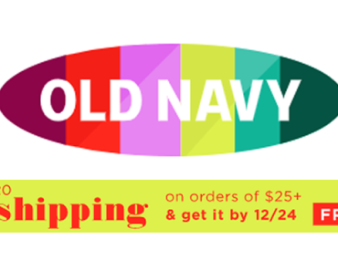 Hurry! Old Navy Shipping Deadline is TODAY!