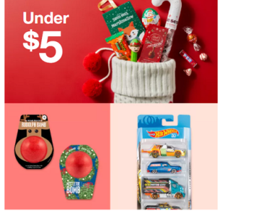 Target: Stocking Items for the Family Under $5!
