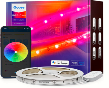 Govee LED 16.4ft. Smart Strip Lights Only $19.99 with clipped coupon! (Reg. $36.99)