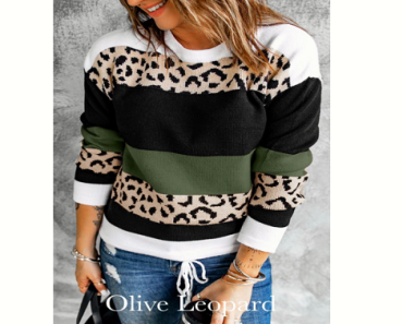 Callie Color Block Sweater (Multiple Colors/Styles) Only $32.99 Shipped! (Reg. $50)