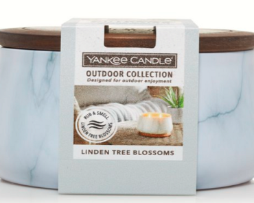 Yankee Candle Linden Tree Blossoms Large Outdoor Candle Just $12.48! (Reg. $30)