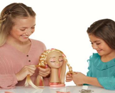 Cute Girls Hairstyles 20-Piece Styling Head Doll Playset Only $5! (Reg. $30)