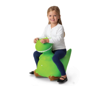 Bounce Buddies Dino: Tommy the T-Rex Ride-on Inflatable Bouncer – Just $12.13!