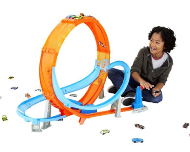 Hot Wheels Massive Loop Mayhem Track Set with 28-In Wide Track Loop & 1 Car – Just $30.00! Walmart Cyber Days!