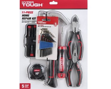 Hyper Tough 27pc Home Repair Tool Kit Including Pliers, Hex Keys and More – Just $9.00!