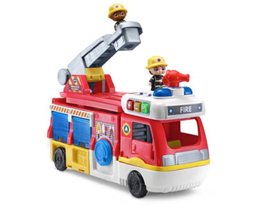VTech Helping Heroes Fire Truck Playset With Two Firefighters – Just $15.44!