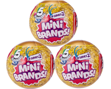 5 Surprise Mini Brands Mystery Capsule (3 Pack) Only $12.99! (Reg. $20) Fun Stocking Stuffers!