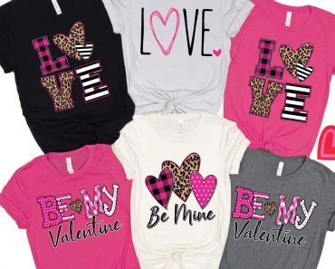 Be My Valentine Tees – Only $21.99!