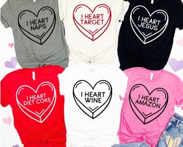I Heart Tops – Only $17.99!
