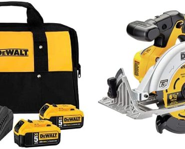 DEWALT 20V MAX Circular Saw and Battery Starter Kit – Only $199!