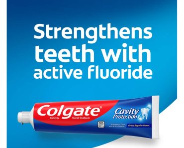 Colgate Cavity Protection Toothpaste with Fluoride (Pack of 6) – Only $5.54!