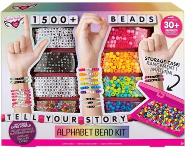 Fashion Angels DIY Alphabet Bead Bracelet Making Kit with Case – Only $14.99!