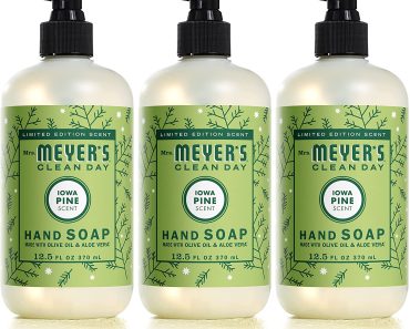 Mrs. Meyer’s Clean Day Liquid Hand Soap (Pack of 3) – Only $9.99!